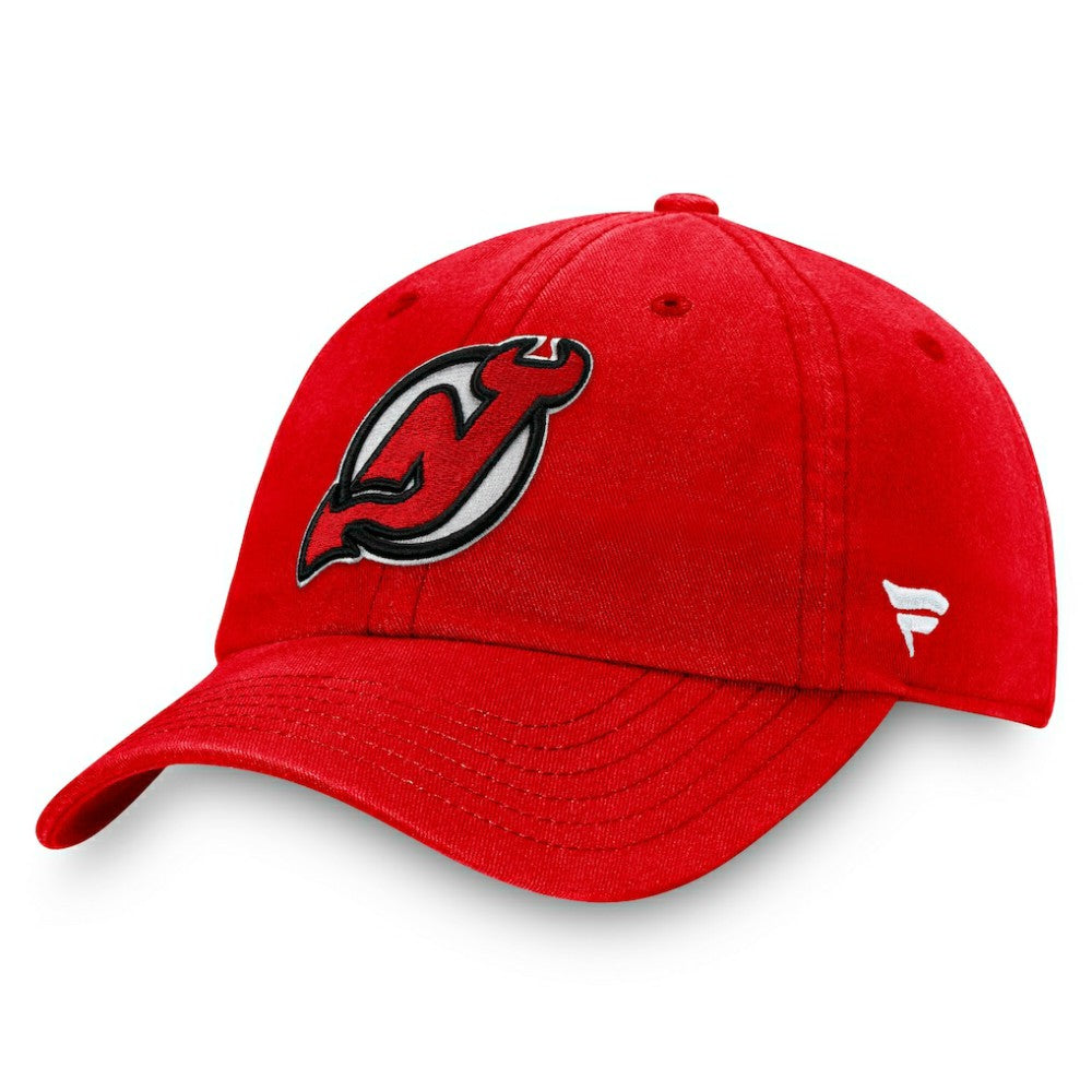 New Jersey Devils Fanatics Core Primary Logo Adjustable Hat On Sale