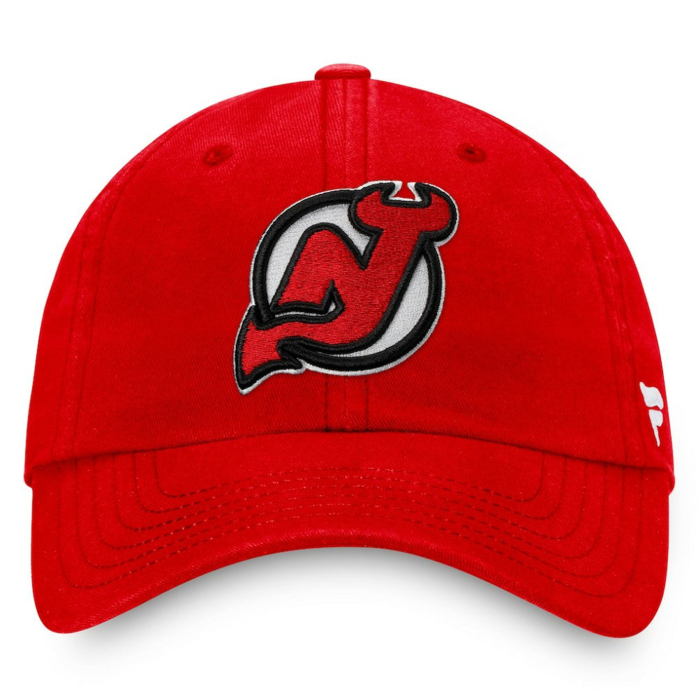 New Jersey Devils Fanatics Core Primary Logo Adjustable Hat On Sale
