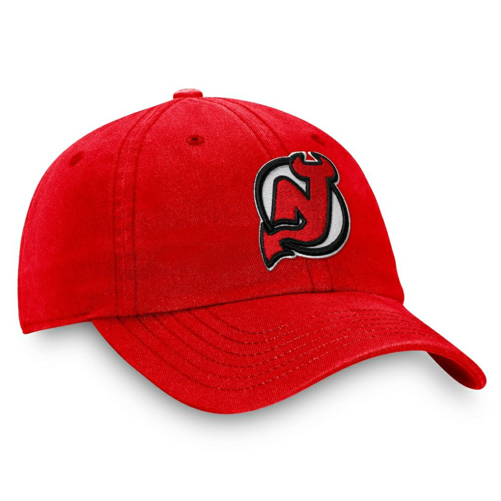 New Jersey Devils Fanatics Core Primary Logo Adjustable Hat On Sale
