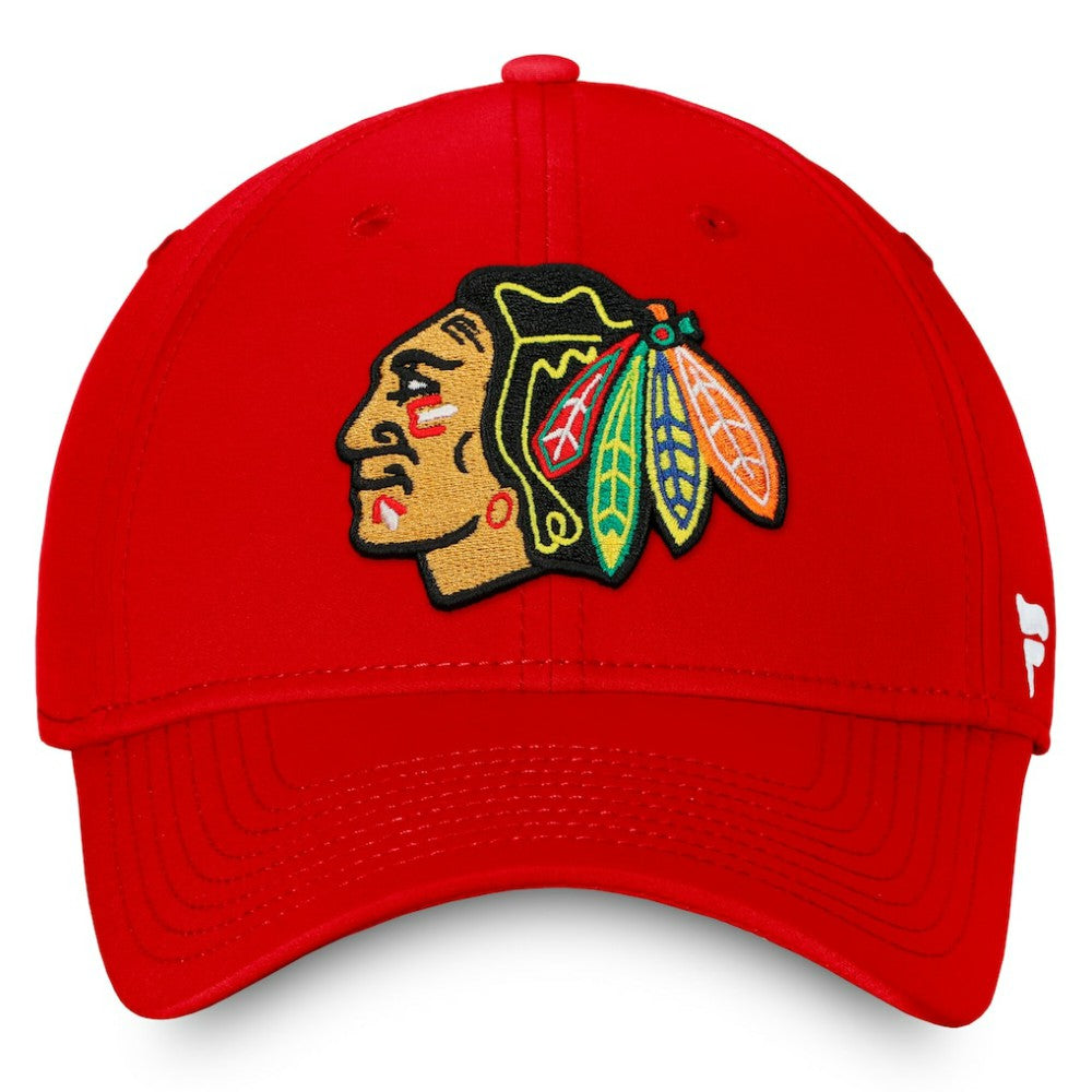 Chicago Blackhawks Fanatics Core Primary Logo Flex Hat Discount
