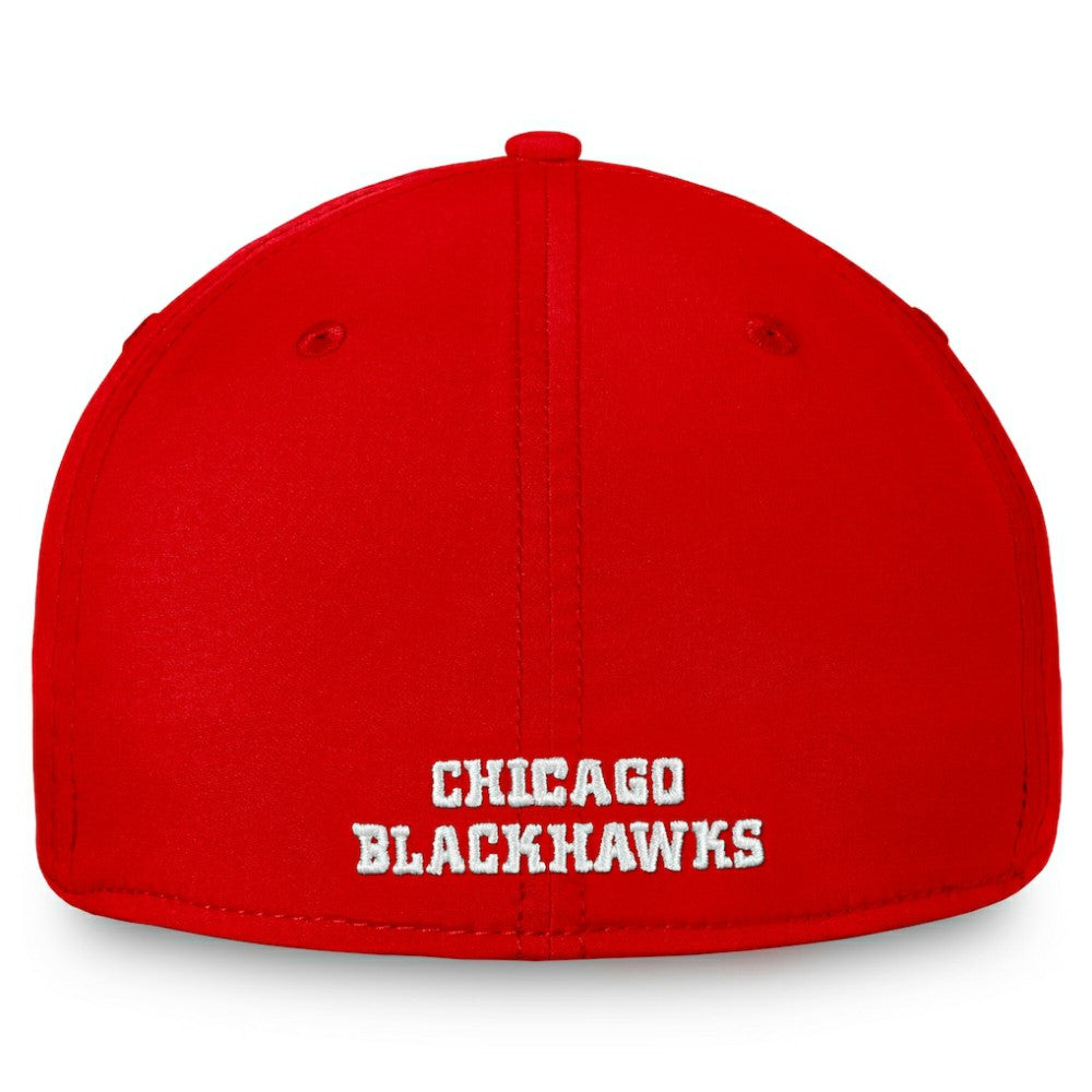 Chicago Blackhawks Fanatics Core Primary Logo Flex Hat Discount