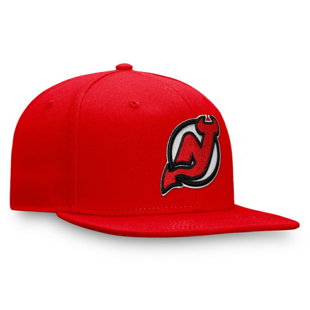 New Jersey Devils Fanatics Primary Logo Snapback Hat Outlet