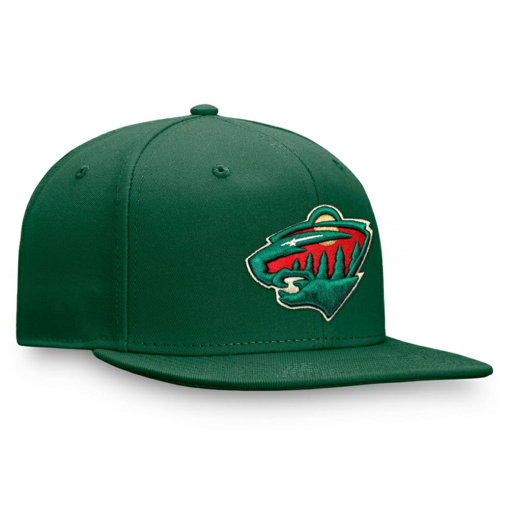 Minnesota Wild Fanatics Primary Logo Snapback Hat Sale