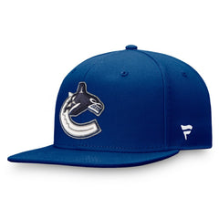 Vancouver Canucks Fanatics Primary Logo Snapback Hat Discount