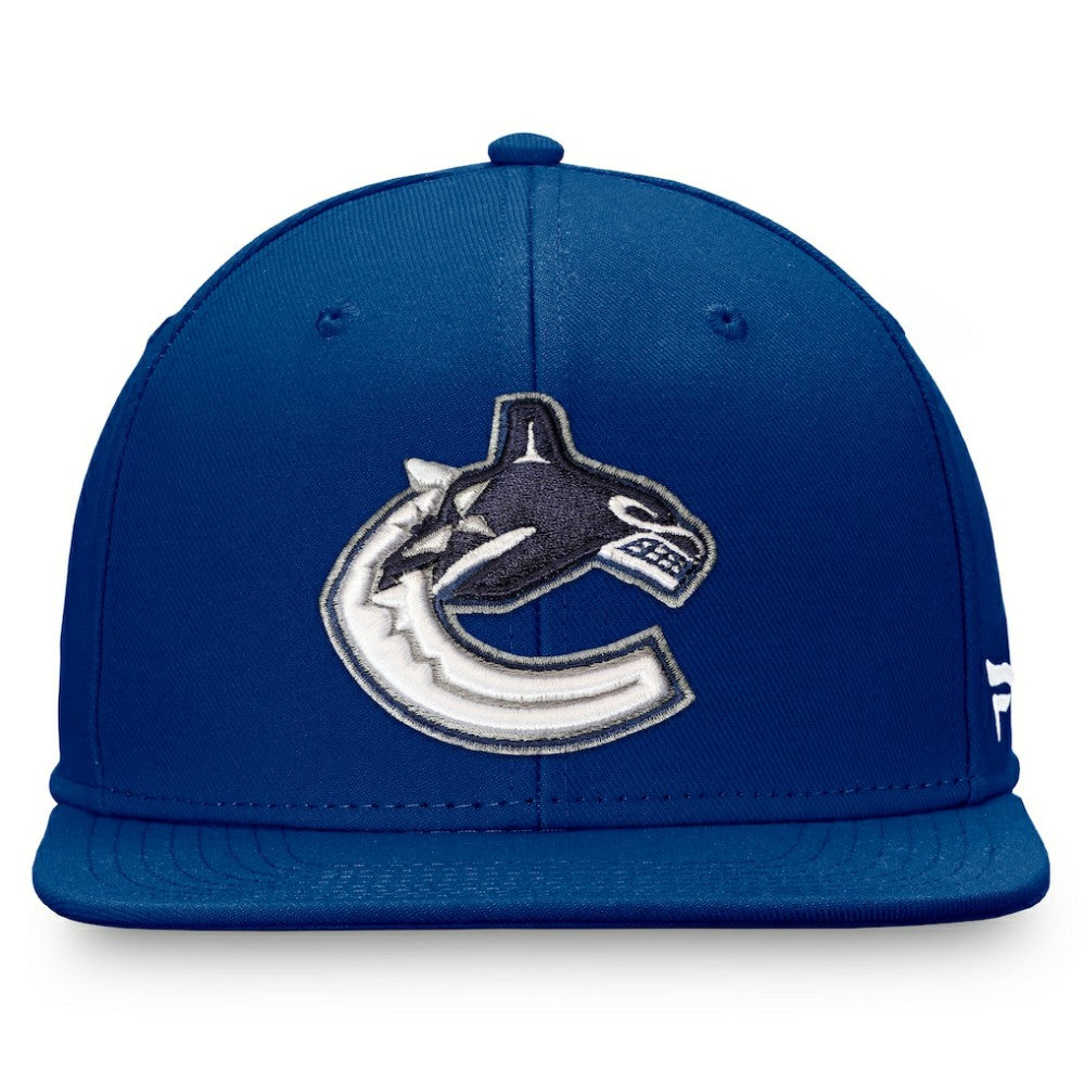Vancouver Canucks Fanatics Primary Logo Snapback Hat Discount