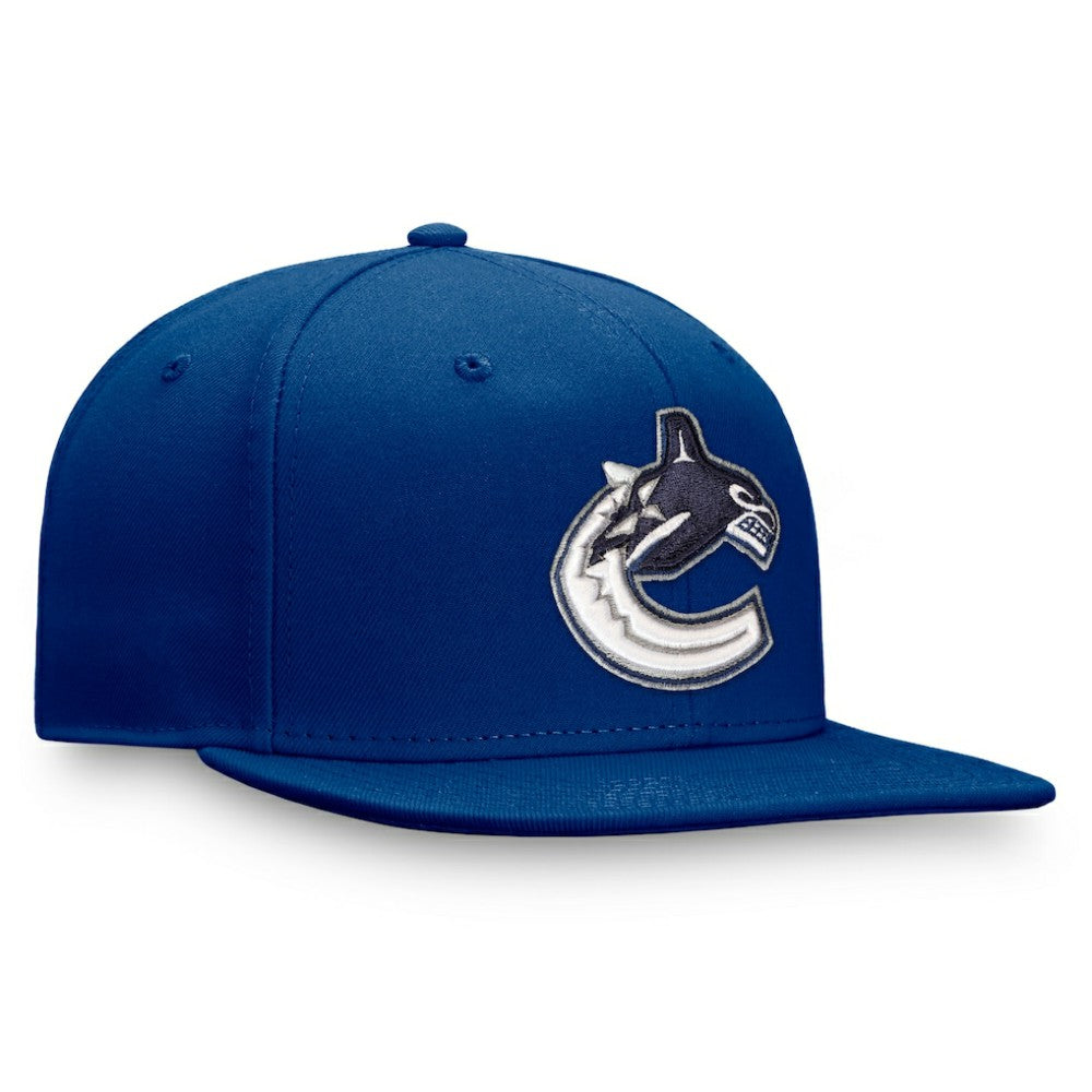 Vancouver Canucks Fanatics Primary Logo Snapback Hat Discount