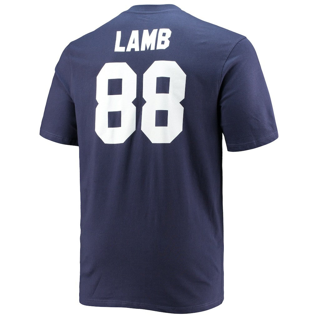 Dallas Cowboys Fanatics CeeDee Lamb  Big & Tall Player Name & Number T-Shirt