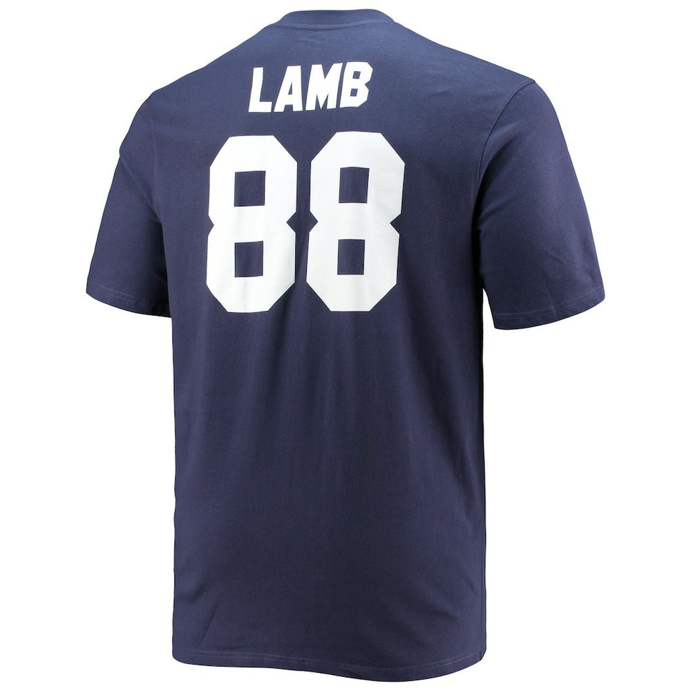 Dallas Cowboys Fanatics CeeDee Lamb  Big & Tall Player Name & Number T-Shirt