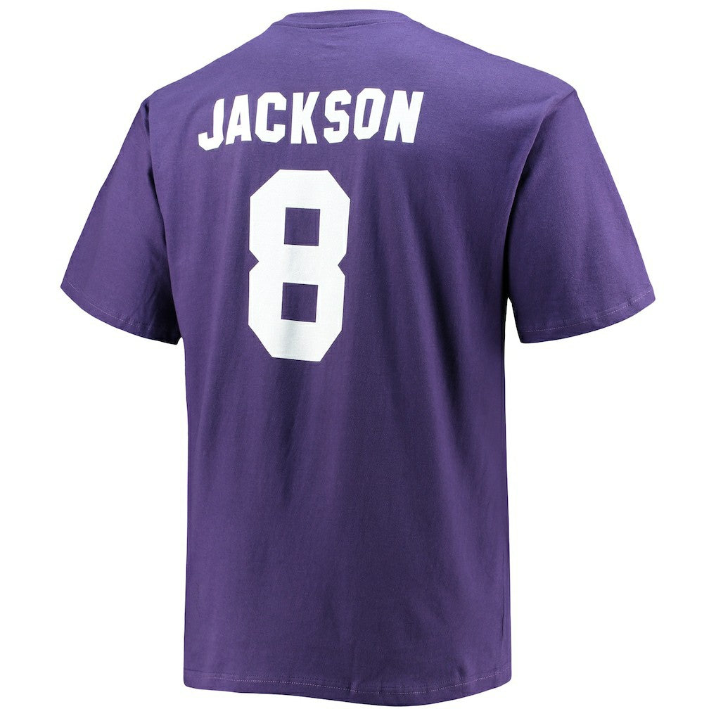 Baltimore Ravens Fanatics Lamar Jackson  Big & Tall Player Name & Number T-Shirt