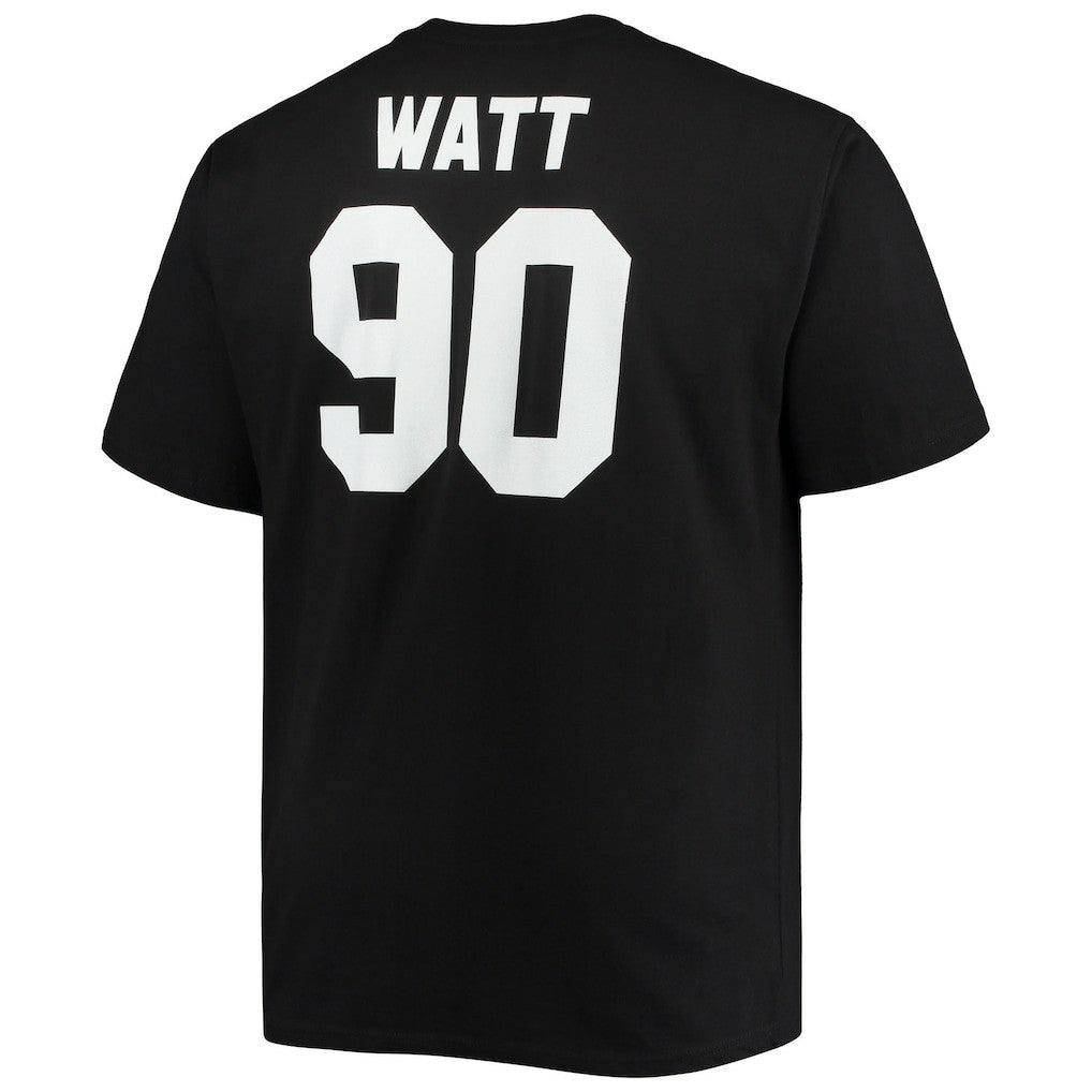 Pittsburgh Steelers Fanatics T.J. Watt  Big & Tall Player Name & Number T-Shirt