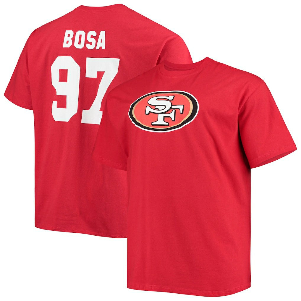 San Francisco 49ers Fanatics Nick Bosa  Big & Tall Player Name & Number T-Shirt