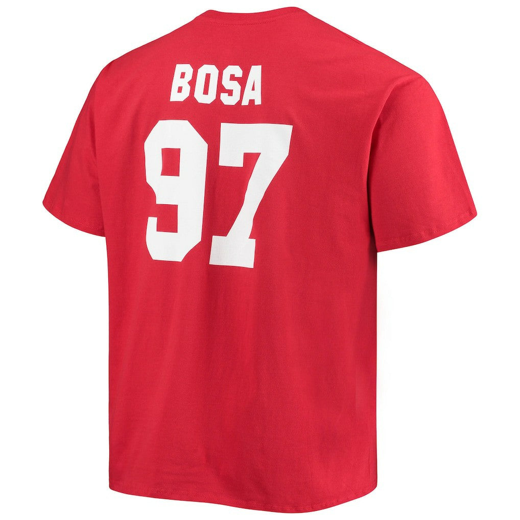 San Francisco 49ers Fanatics Nick Bosa  Big & Tall Player Name & Number T-Shirt
