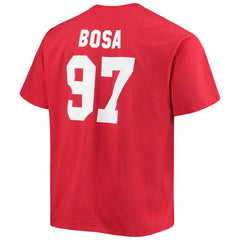 San Francisco 49ers Fanatics Nick Bosa  Big & Tall Player Name & Number T-Shirt