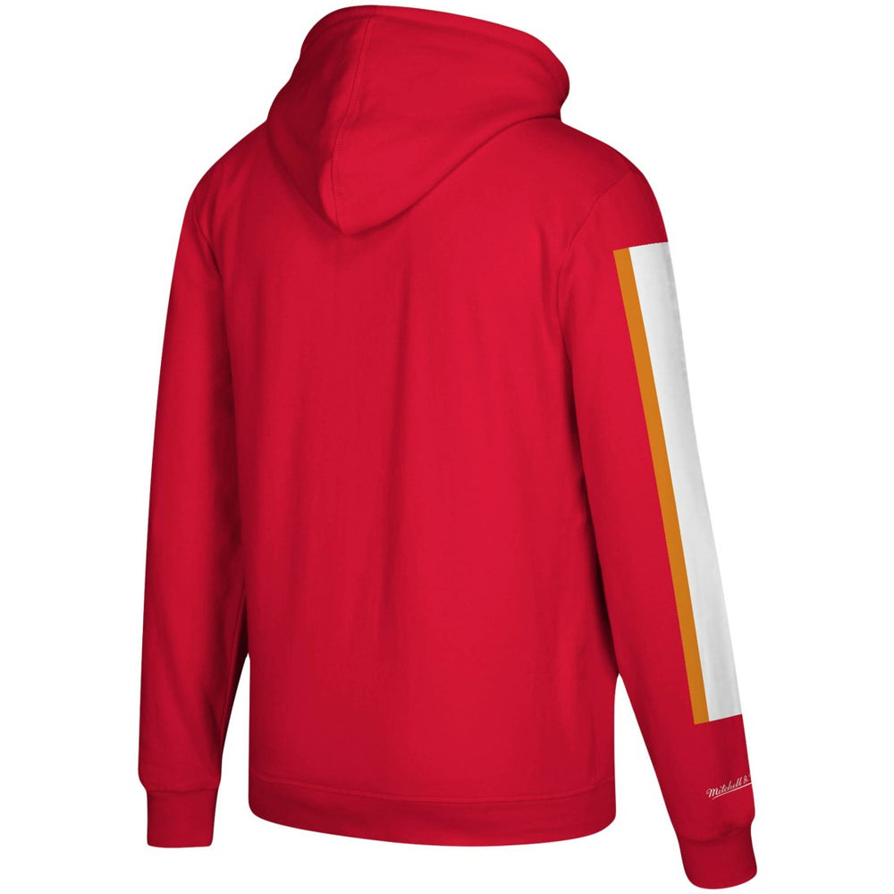 Tampa Bay Buccaneers Mitchell & Ness Three Stripe Pullover Hoodie
