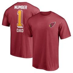Arizona Cardinals Fanatics #1 Dad T-Shirt