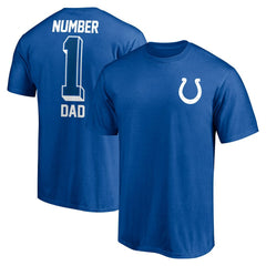 Indianapolis Colts Fanatics #1 Dad T-Shirt