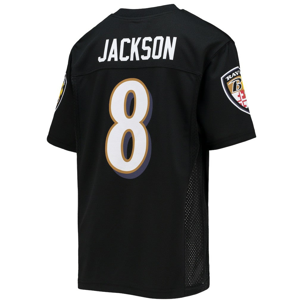 Baltimore Ravens  Lamar Jackson  Youth Replica Player Jersey