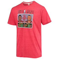 John Wall & Victor Oladipo Houston Rockets Homage NBA Jam Tri-Blend T-Shirt On Sale