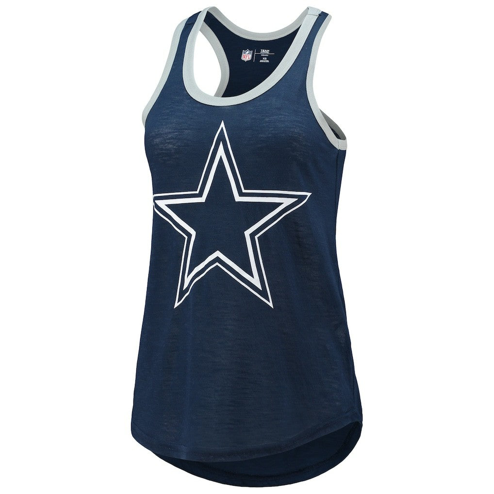 Dallas Cowboys  G-III 4Her by Carl Banks Women's Tater Burnout Tank Top