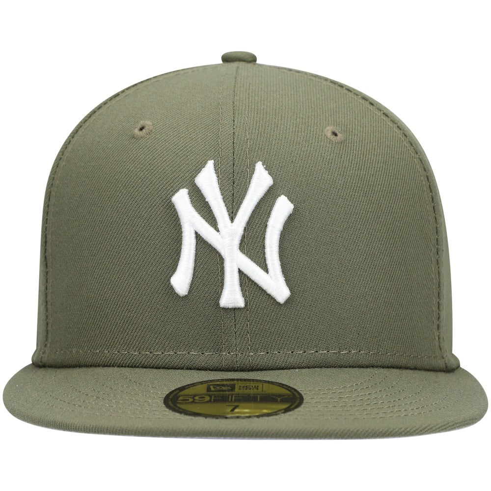 New York Yankees New Era White Logo 59FIFTY Fitted Hat | MLB On Sale