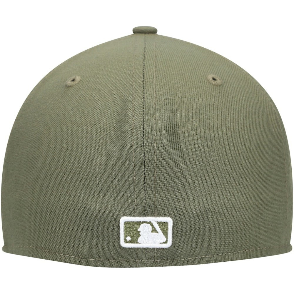 Boston Red Sox New Era White Logo 59FIFTY Fitted Hat | MLB Discount