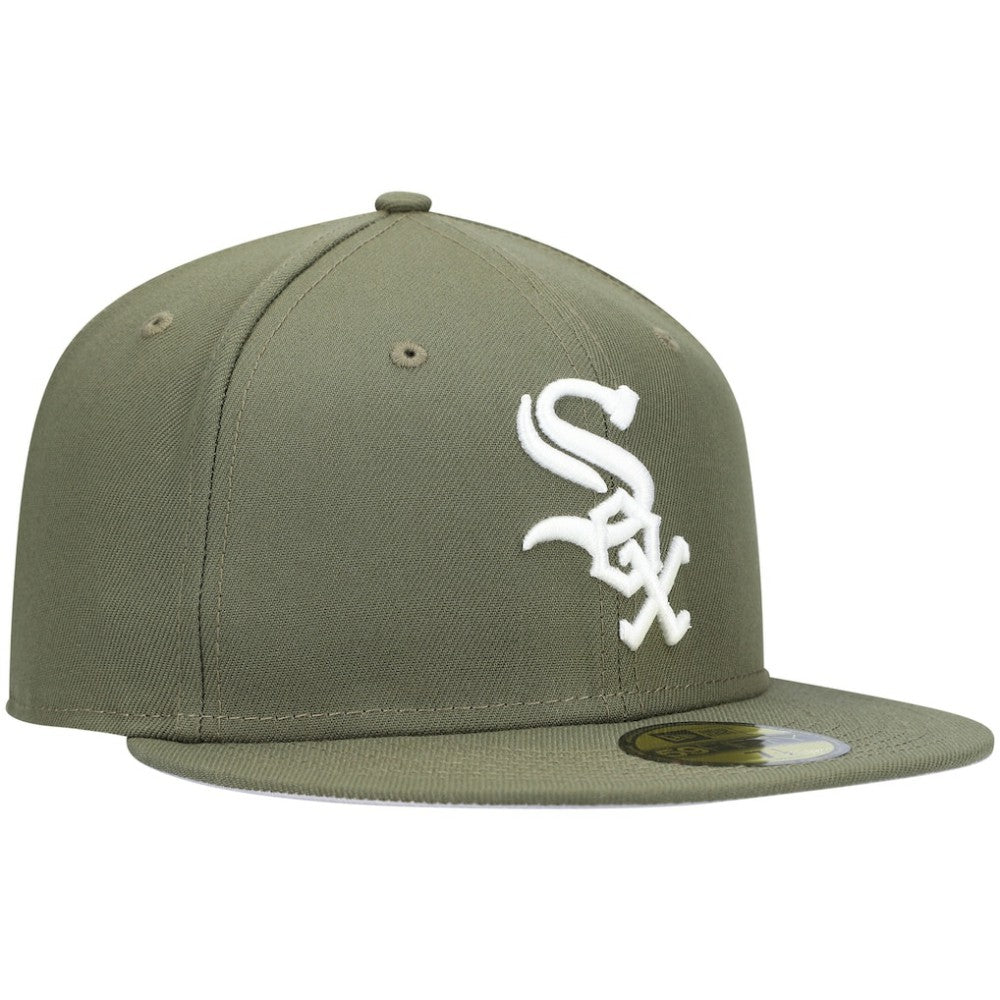Chicago White Sox New Era White Logo 59FIFTY Fitted Hat | MLB Shop