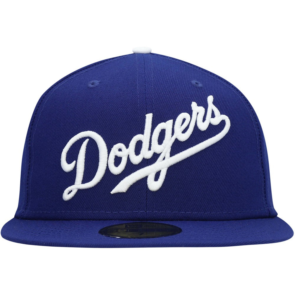 Los Angeles Dodgers New Era White Logo 59FIFTY Fitted Hat | MLB US
