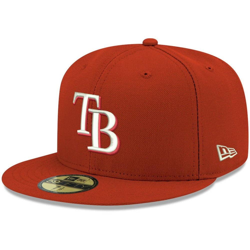Tampa Bay Rays New Era White Logo 59FIFTY Fitted Hat | MLB Online