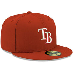 Tampa Bay Rays New Era White Logo 59FIFTY Fitted Hat | MLB Online