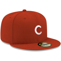 Chicago Cubs New Era White Logo 59FIFTY Fitted Hat | MLB New