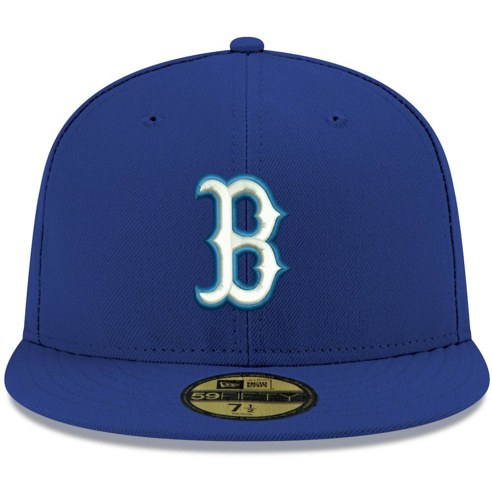 Boston Red Sox New Era White Logo 59FIFTY Fitted Hat | MLB US