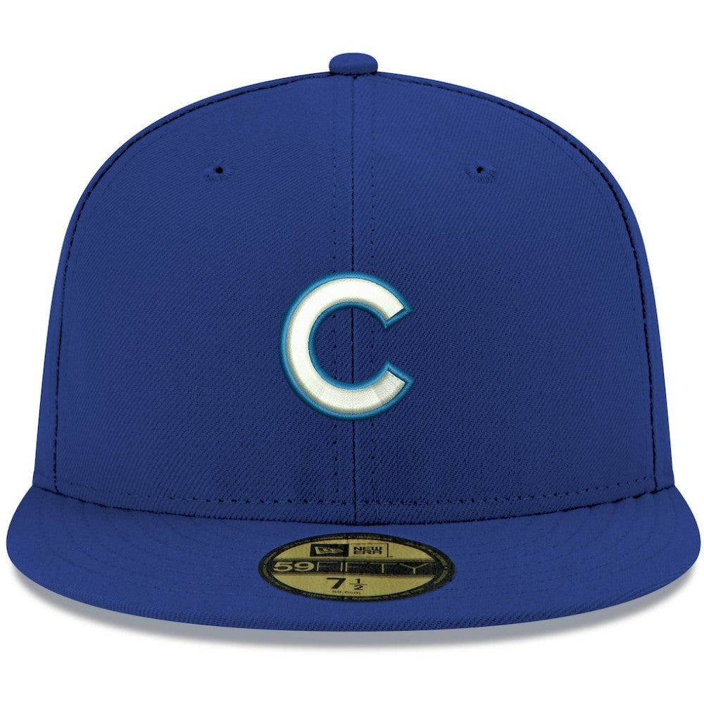 Chicago Cubs New Era White Logo 59FIFTY Fitted Hat | MLB Shop