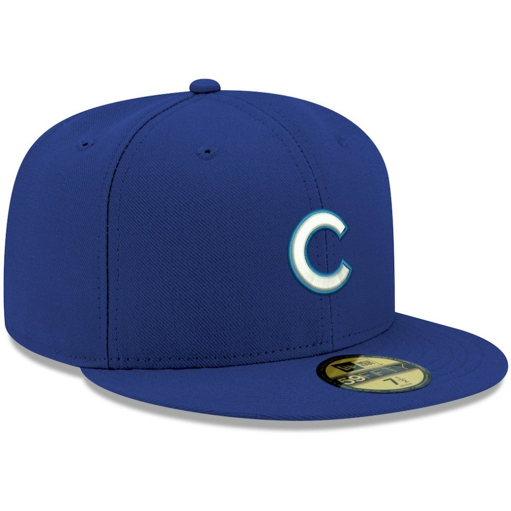 Chicago Cubs New Era White Logo 59FIFTY Fitted Hat | MLB Shop
