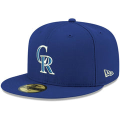 Colorado Rockies New Era White Logo 59FIFTY Fitted Hat | MLB On Sale