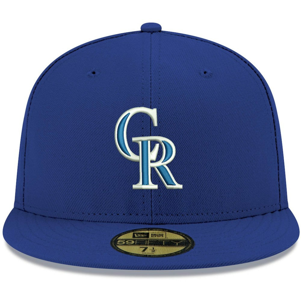 Colorado Rockies New Era White Logo 59FIFTY Fitted Hat | MLB On Sale