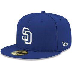 San Diego Padres New Era White Logo 59FIFTY Fitted Hat | MLB On Sale