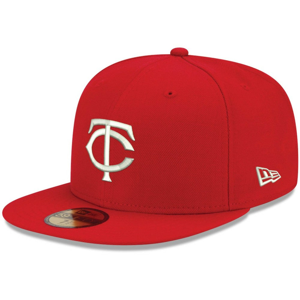 Minnesota Twins New Era White Logo 59FIFTY Fitted Hat | MLB Near me