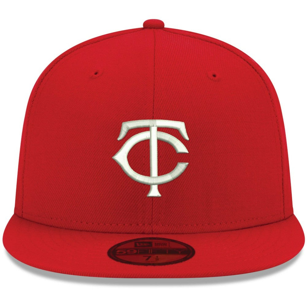 Minnesota Twins New Era White Logo 59FIFTY Fitted Hat | MLB Near me