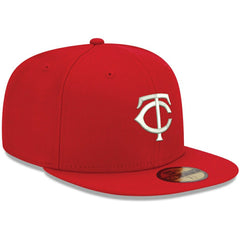Minnesota Twins New Era White Logo 59FIFTY Fitted Hat | MLB Near me