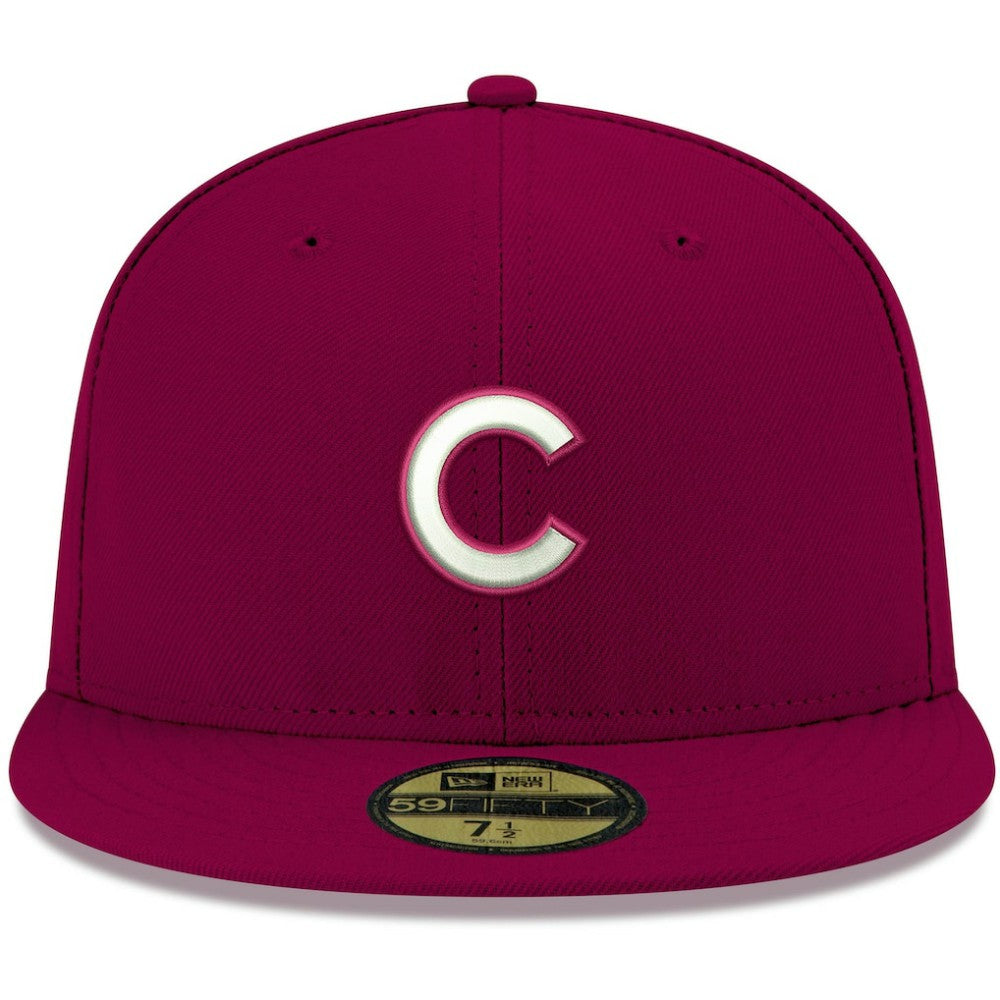 Chicago Cubs New Era White Logo 59FIFTY Fitted Hat | MLB Near me