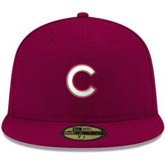 Chicago Cubs New Era White Logo 59FIFTY Fitted Hat | MLB Near me