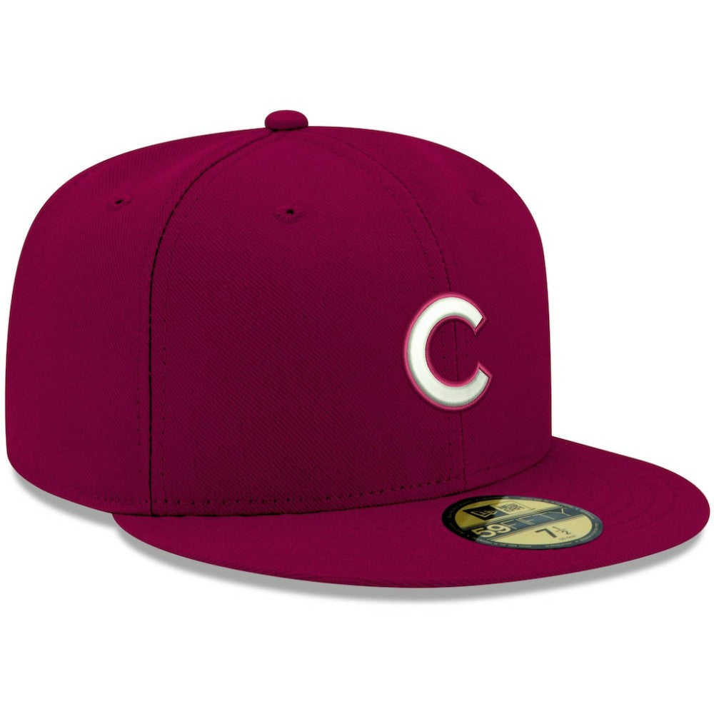 Chicago Cubs New Era White Logo 59FIFTY Fitted Hat | MLB Near me