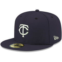 Minnesota Twins New Era White Logo 59FIFTY Fitted Hat | MLB New