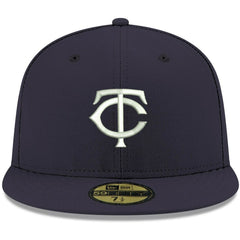 Minnesota Twins New Era White Logo 59FIFTY Fitted Hat | MLB New