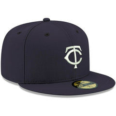 Minnesota Twins New Era White Logo 59FIFTY Fitted Hat | MLB New