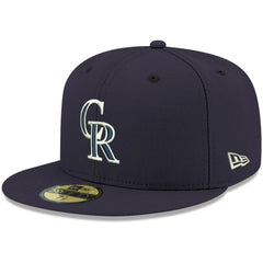 Colorado Rockies New Era White Logo 59FIFTY Fitted Hat | MLB Online