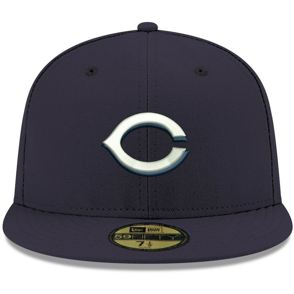 Cincinnati Reds New Era White Logo 59FIFTY Fitted Hat | MLB Online
