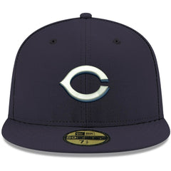 Cincinnati Reds New Era White Logo 59FIFTY Fitted Hat | MLB Online