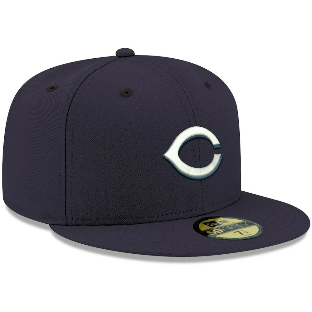 Cincinnati Reds New Era White Logo 59FIFTY Fitted Hat | MLB Online