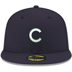 Chicago Cubs New Era White Logo 59FIFTY Fitted Hat | MLB New